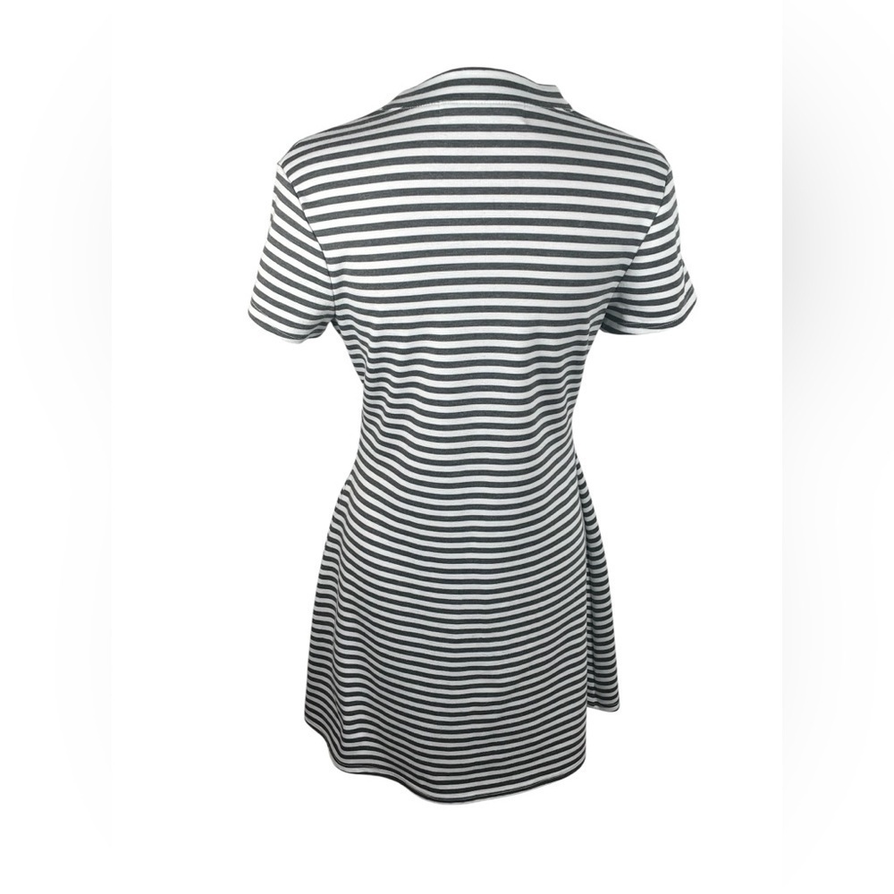 Free People Beach Striped Mock Neck Mini Dress Size Medium - Picture 4 of 8